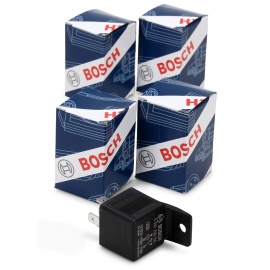 Set 4 Buc Releu Universal Bosch 12V 30A 5 Poli 0 332 209 150